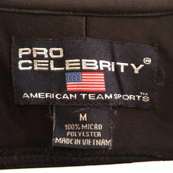 Pro Celebrity Legends Motorsports Black Polo Size Medium - Picture 4 of 6